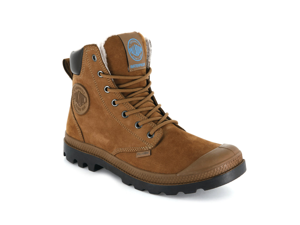 Botas Palladium PAMPA SPORT CUFF WPS Hombre Chocolate | Costa Rica-56481